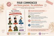 Aperçu Affiche pour commencer une journée Madame Maitresse