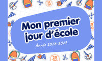 Aperçu Premier jour d'école - Maternelle - Pancarte photo - Teetsh