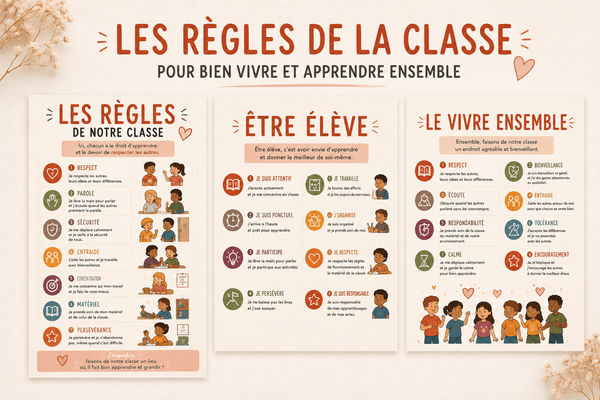 Aperçu Règles de la classe cycles 2 et 3 - Madame Maitresse - Teetsh