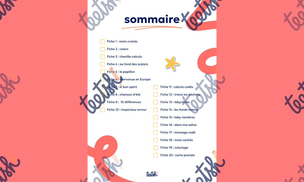 Aperçu Cahier d'autonomie Teetsh CM1 CM2 Période 5