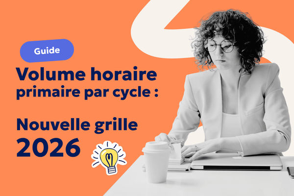 Aperçu Volume et répartition horaire à l’école primaire par cycle et discipline (rentrée 2026)