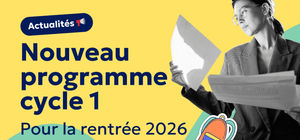 Aperçu Nouveau programme 2026 cycle 1 maternelle