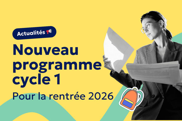 Aperçu Nouveau programme 2026 cycle 1 maternelle