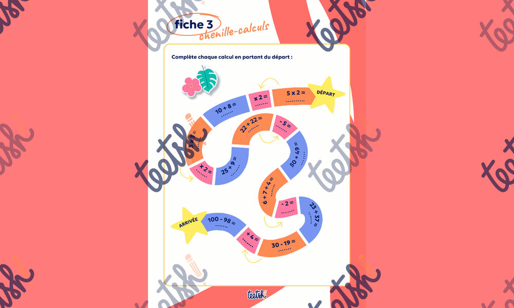Aperçu Cahier d'autonomie Teetsh CE1 CE2 Période 5