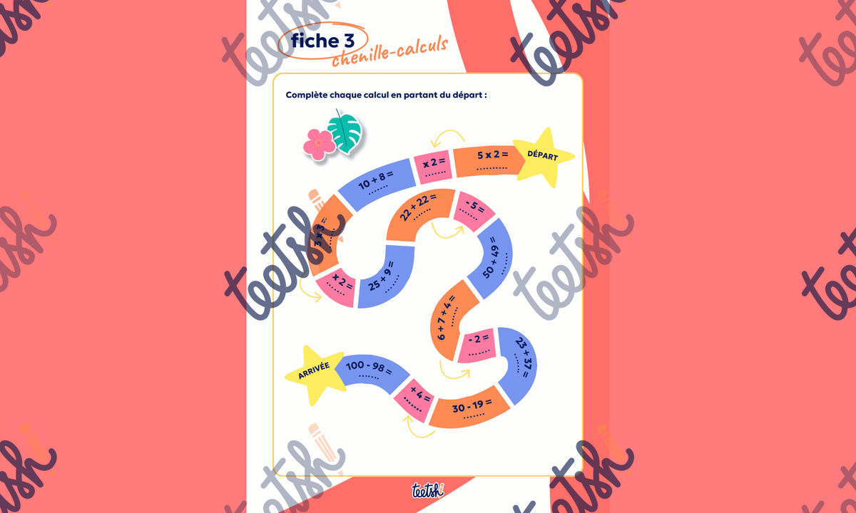Aperçu Cahier d'autonomie Teetsh CE1 CE2 Période 5