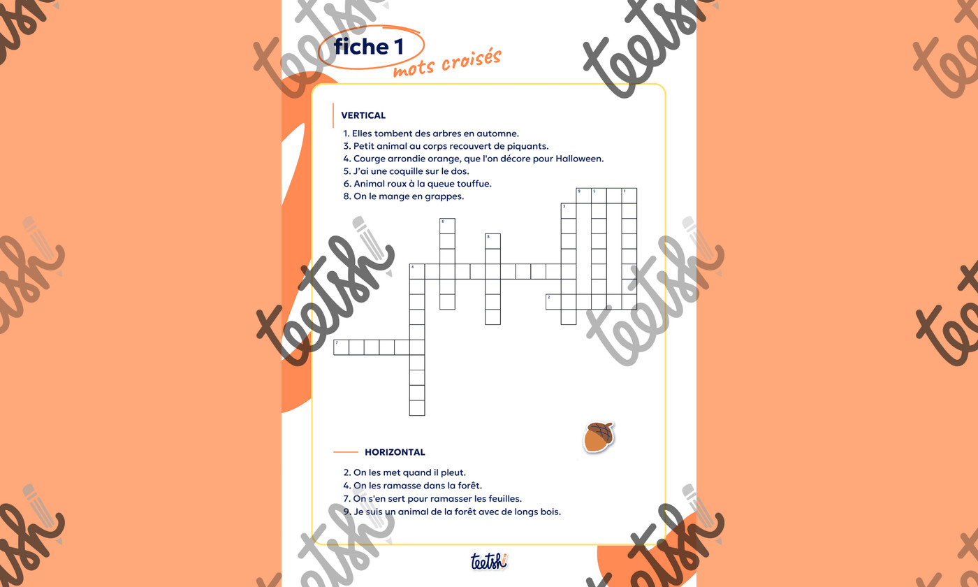 Aperçu Cahier d'autonomie Teetsh CE1 CE2 Période 1 Fiche 1