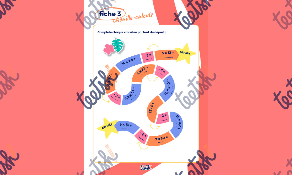 Aperçu Cahier d'autonomie Teetsh CM1 CM2 Période 5