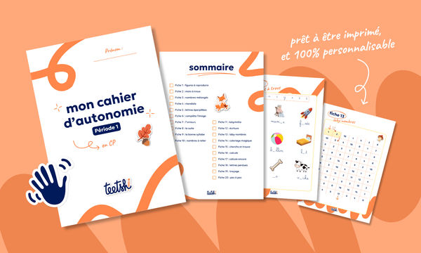 Aperçu Cahier d'autonomie Teetsh CP Période 1