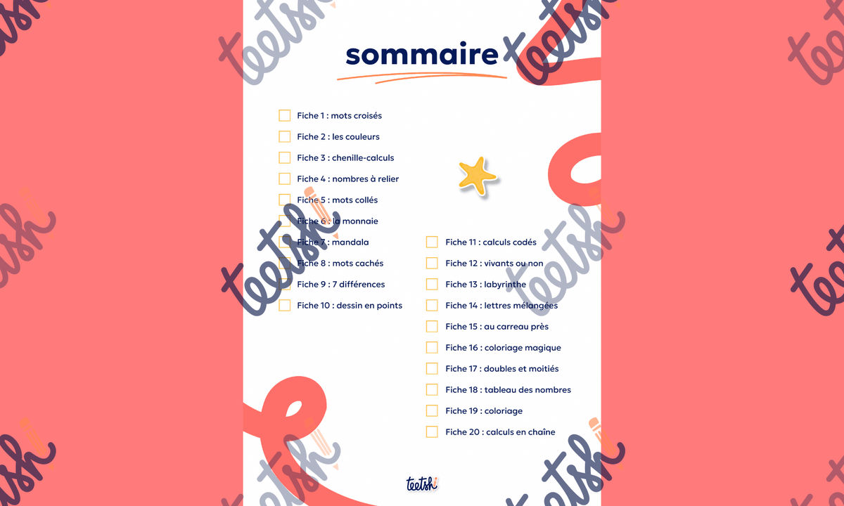 Aperçu Cahier d'autonomie Teetsh CP Période 5