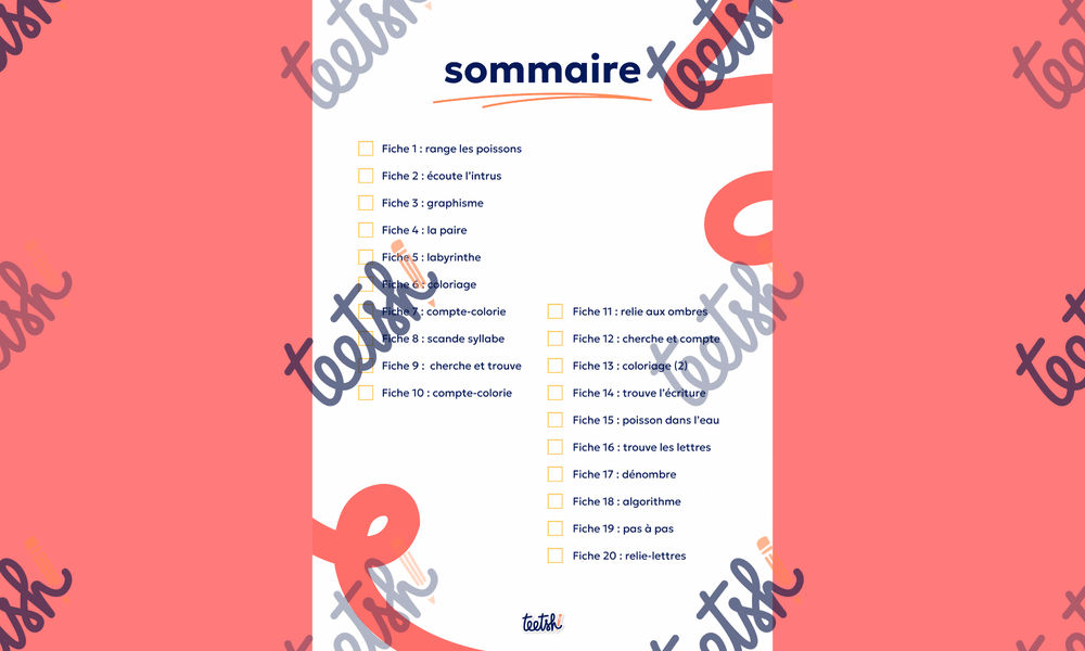 Aperçu Cahier d'autonomie Teetsh MS Période 5