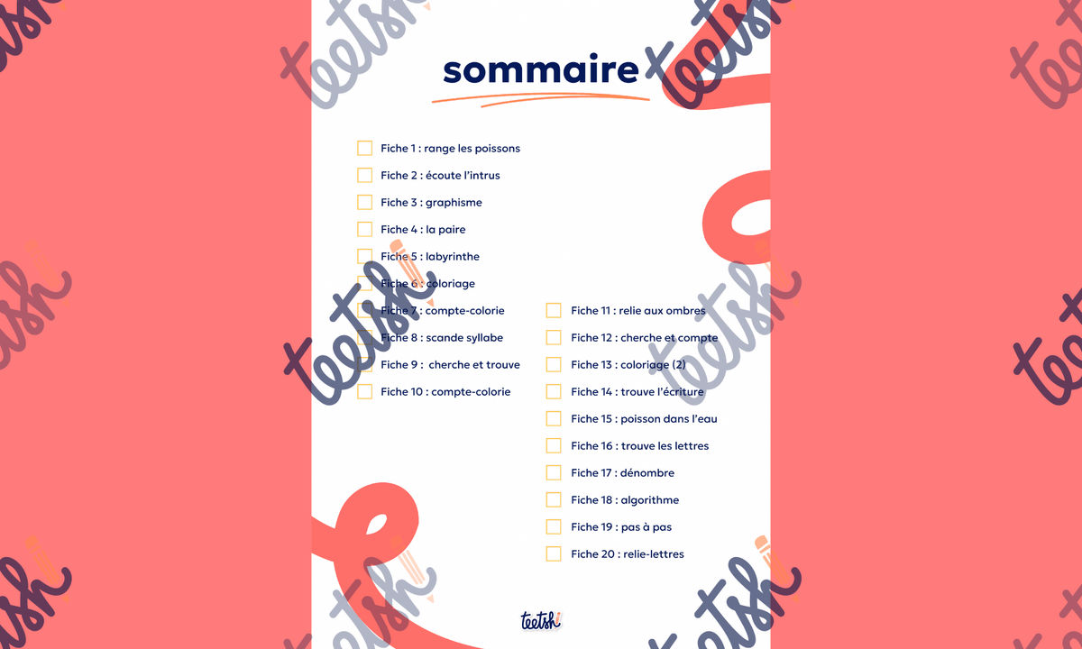 Aperçu Cahier d'autonomie Teetsh MS Période 5