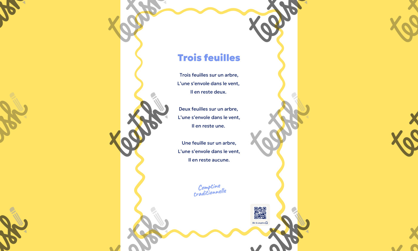 Recueil de comptines et jeux de doigts « Automne » • Cycle 1 🍂