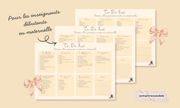 Aperçu To do list Ma première année en maternelle Maitresse Déb x Teetsh - Couverture