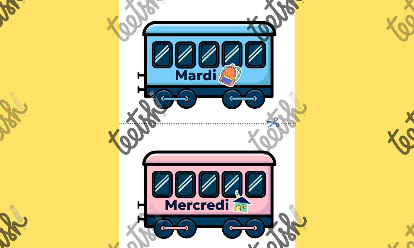 Aperçu Train de la semaine Maternelle - Aperçu 3 - Teetsh